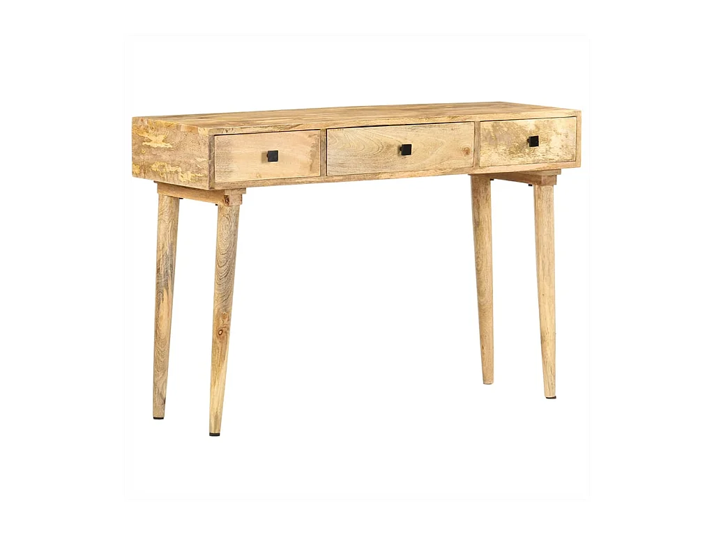 Mesa consola de madera maciza de mango 115x35x76 cm