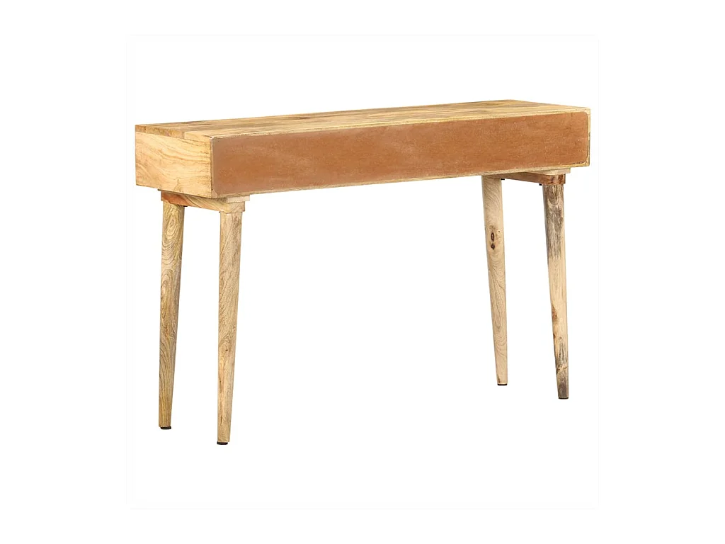 Mesa consola de madera maciza de mango 115x35x76 cm