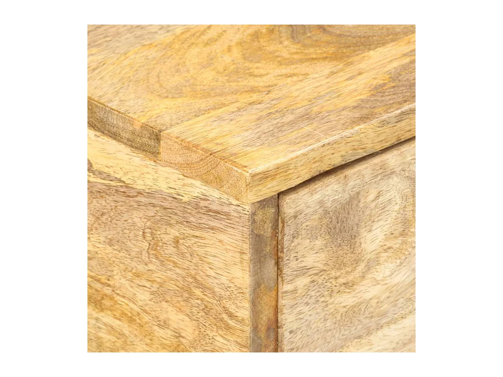 Mesa consola de madera maciza de mango 115x35x76 cm