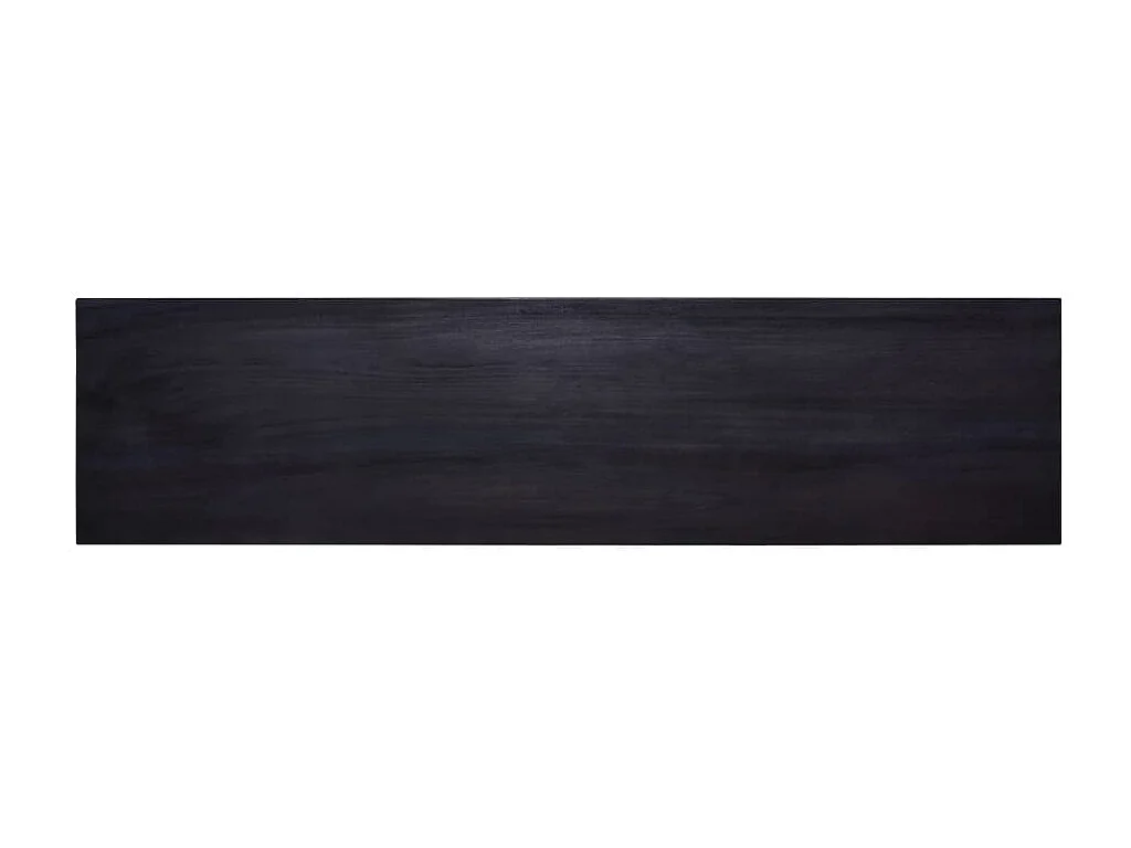 Mesa consola de madera maciza de caoba negra 120x30x75 cm