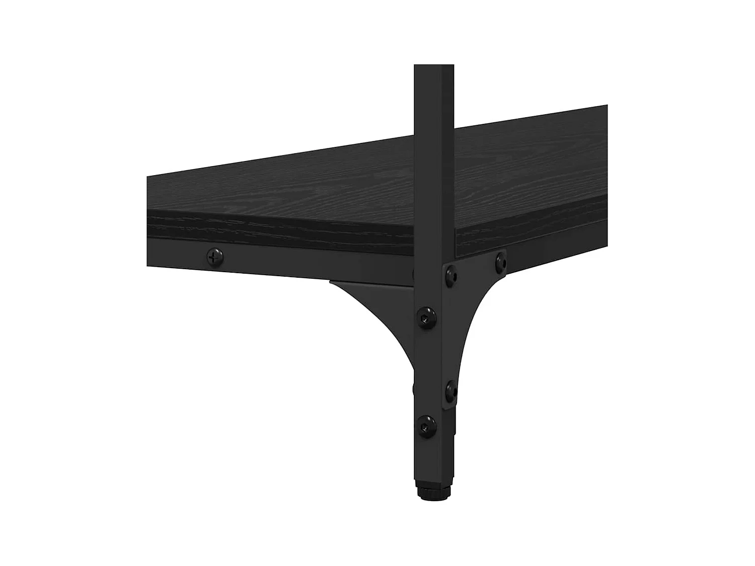 Table console Chêne noir 100 x 29 x 75 cm Bois d'ingénierie