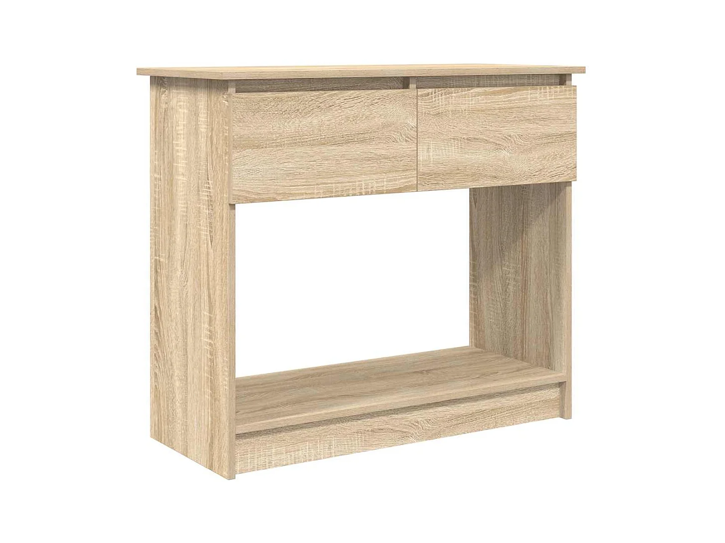 Mesa consola con cajones roble Sonoma 85,5x38,5x74,5 cm