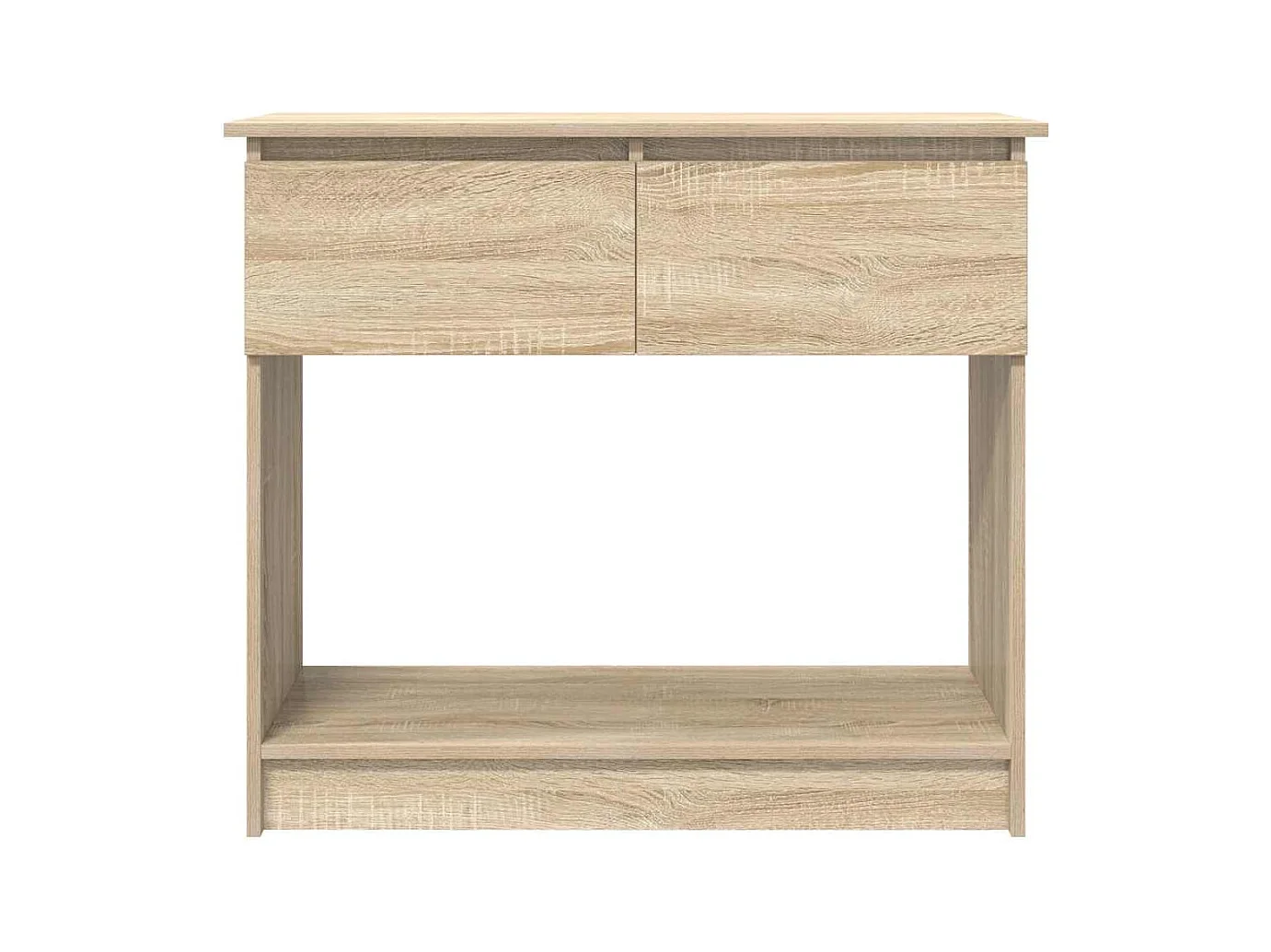 Mesa consola con cajones roble Sonoma 85,5x38,5x74,5 cm