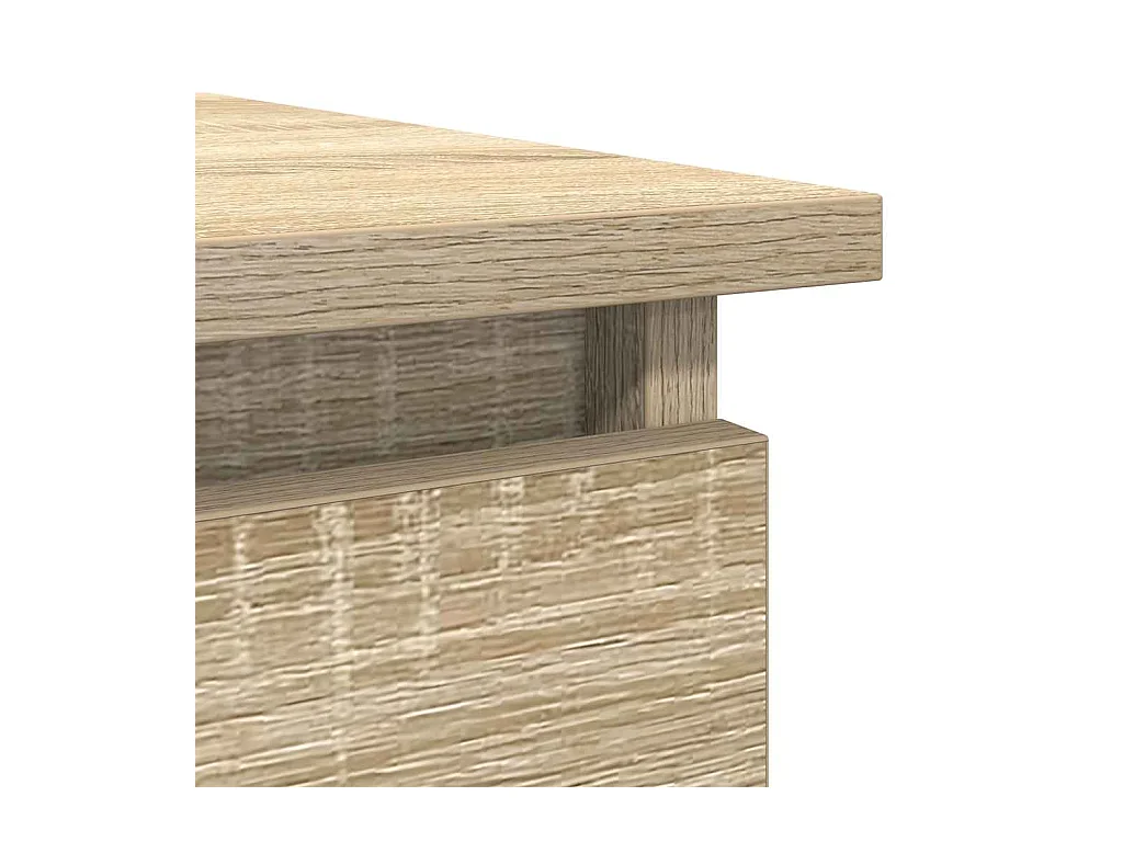 Mesa consola con cajones roble Sonoma 85,5x38,5x74,5 cm