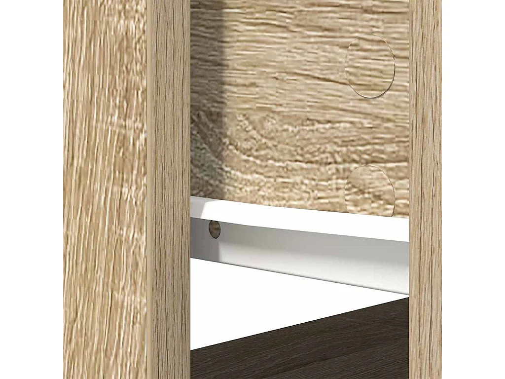 Table console avec tiroirs chêne sonoma 85,5x38,5x74,5 cm