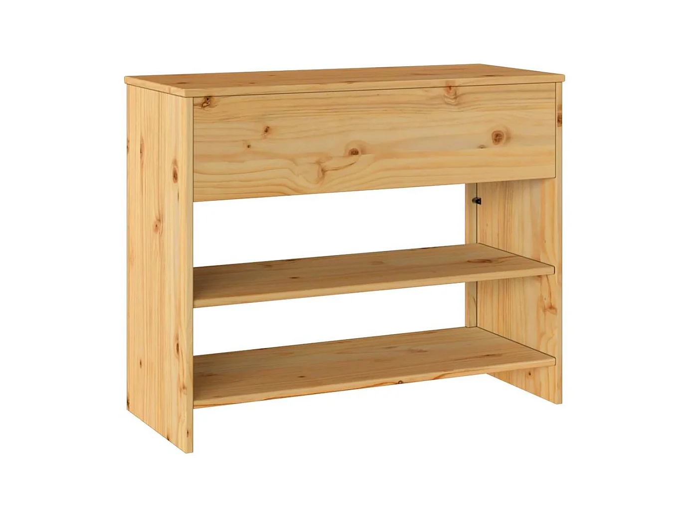 Table console avec tiroir Drammen Chêne 89.5 x 37 x 73 cm