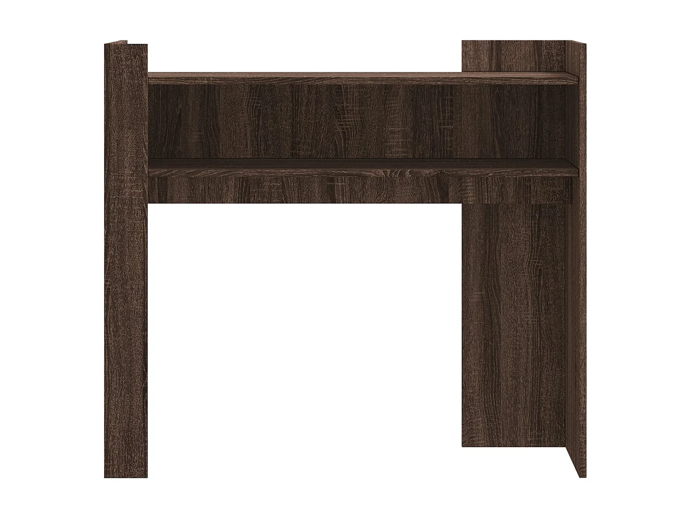 Table console chêne marron 100x35x90 cm bois d'ingénierie