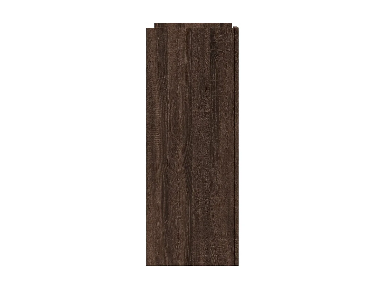 Table console chêne marron 100x35x90 cm bois d'ingénierie