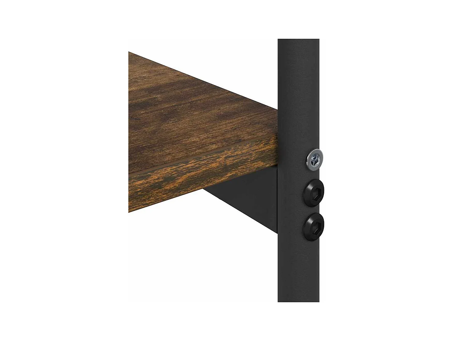 Mesa Consola con estante Roble ahumado 101 x 35 x 80.5 cm