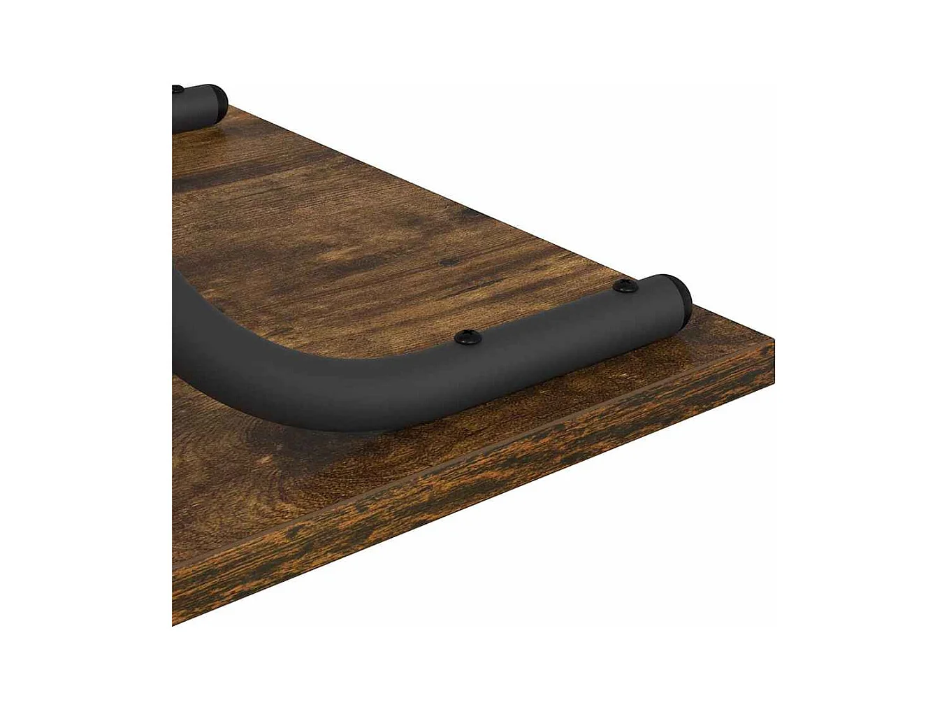 Mesa Consola con estante Roble ahumado 101 x 35 x 80.5 cm