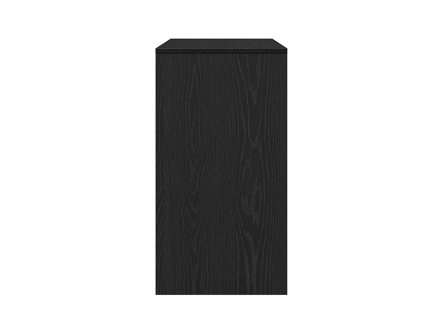 Wandtafel 89x41x76,5 cm spaanplaat zwart eikenkleurig