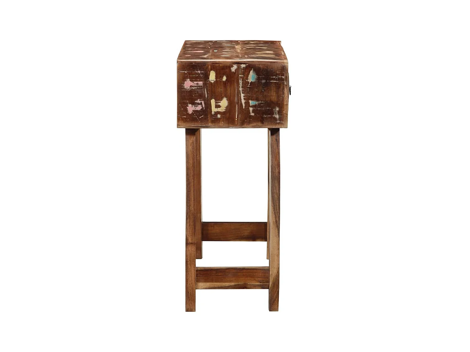 Table console 90x32x75 cm bois massif de récupération