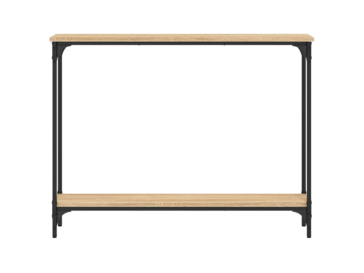 Mesa consola 100x22,5x75cm derivados de madeira carvalho sonoma