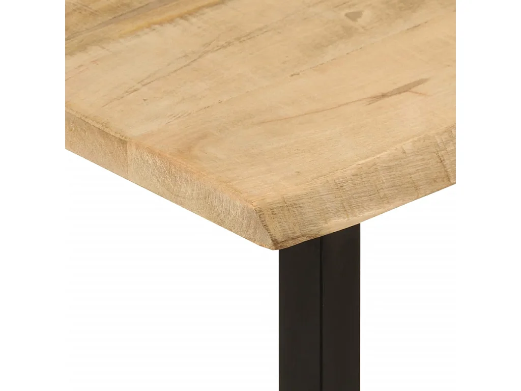 Table console à live edge 105x33x76 cm bois de manguier massif