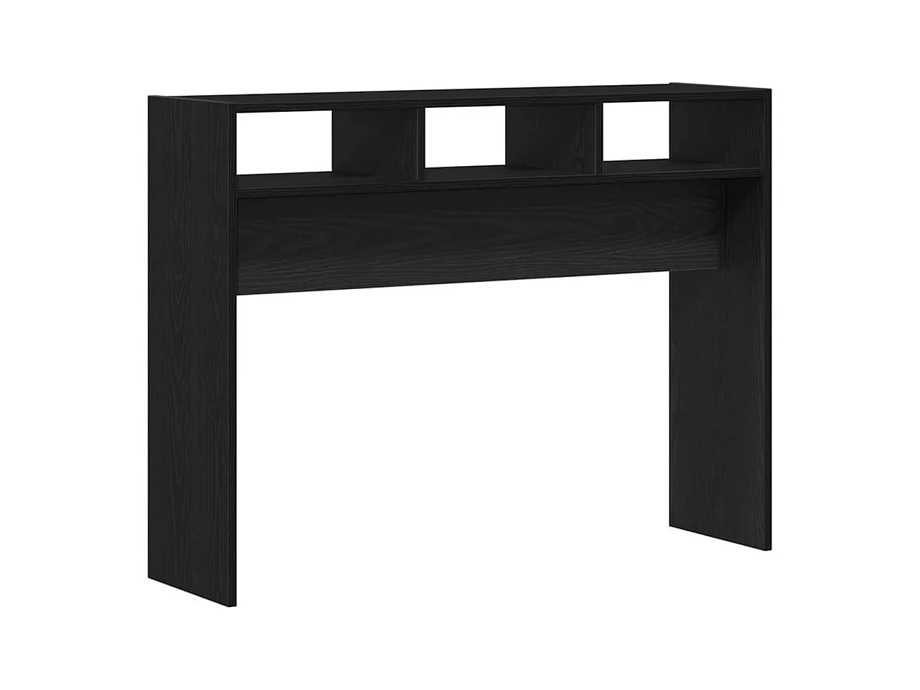Mesa Consola Roble negro 105 x 30 x 80 cm Madera contrachapada