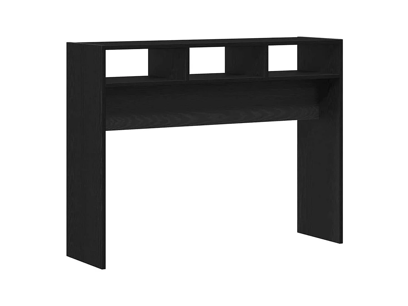 Mesa Consola Roble negro 105 x 30 x 80 cm Madera contrachapada