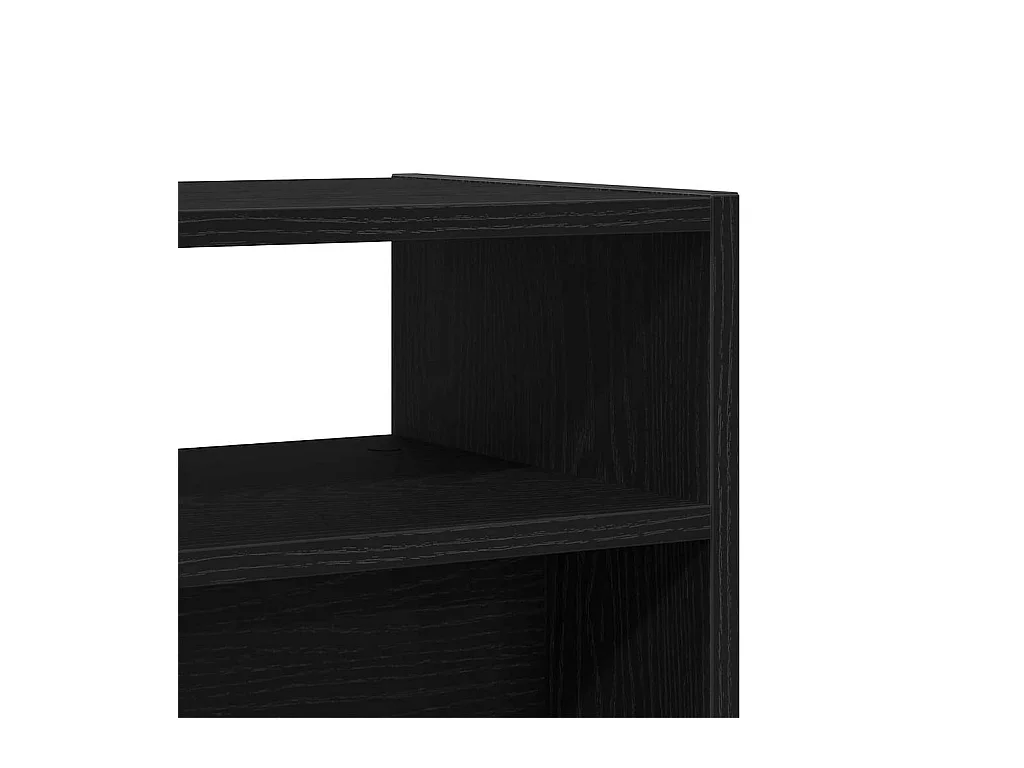 Mesa Consola Roble negro 105 x 30 x 80 cm Madera contrachapada