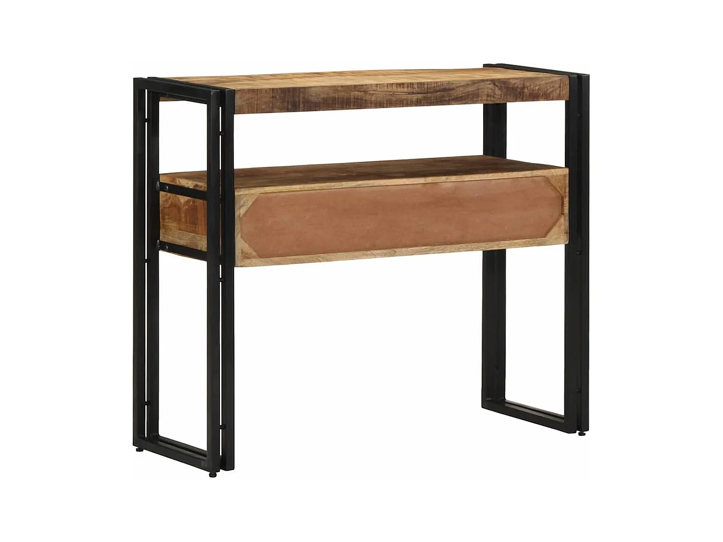 Mesa Consola Marrón 90 x 33 x 75 cm madera maciza de mango