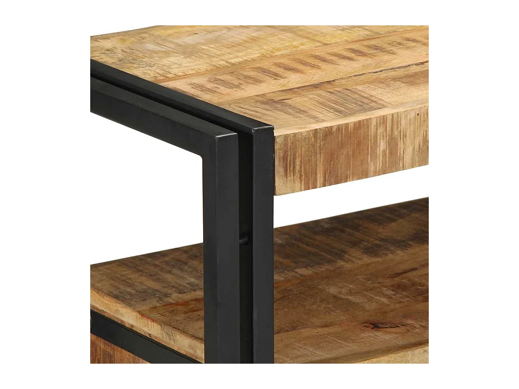 Mesa Consola Marrón 90 x 33 x 75 cm madera maciza de mango