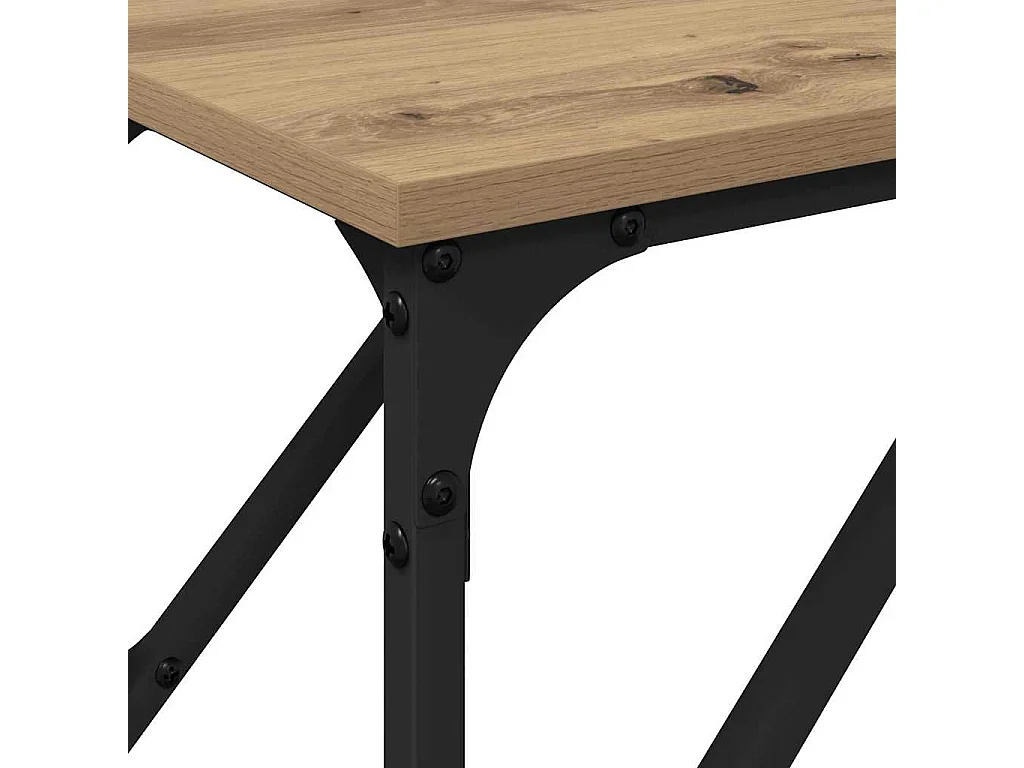 Mesa Consola Roble artisan 200 x 29 x 75 cm