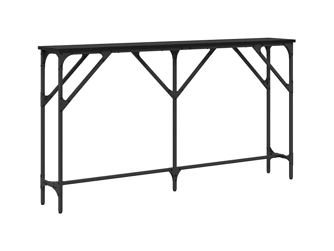 Tabela Console Carvalho preto 140 x 23 x 75 cm