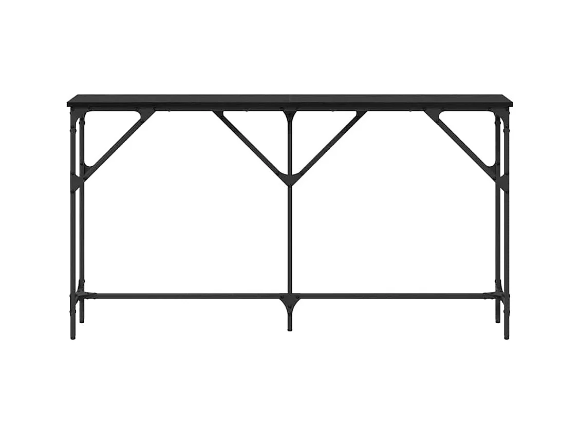 Tabela Console Carvalho preto 140 x 23 x 75 cm