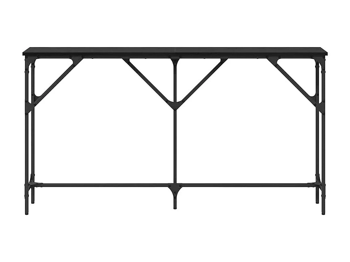 Table console Chêne noir 140 x 23 x 75 cm
