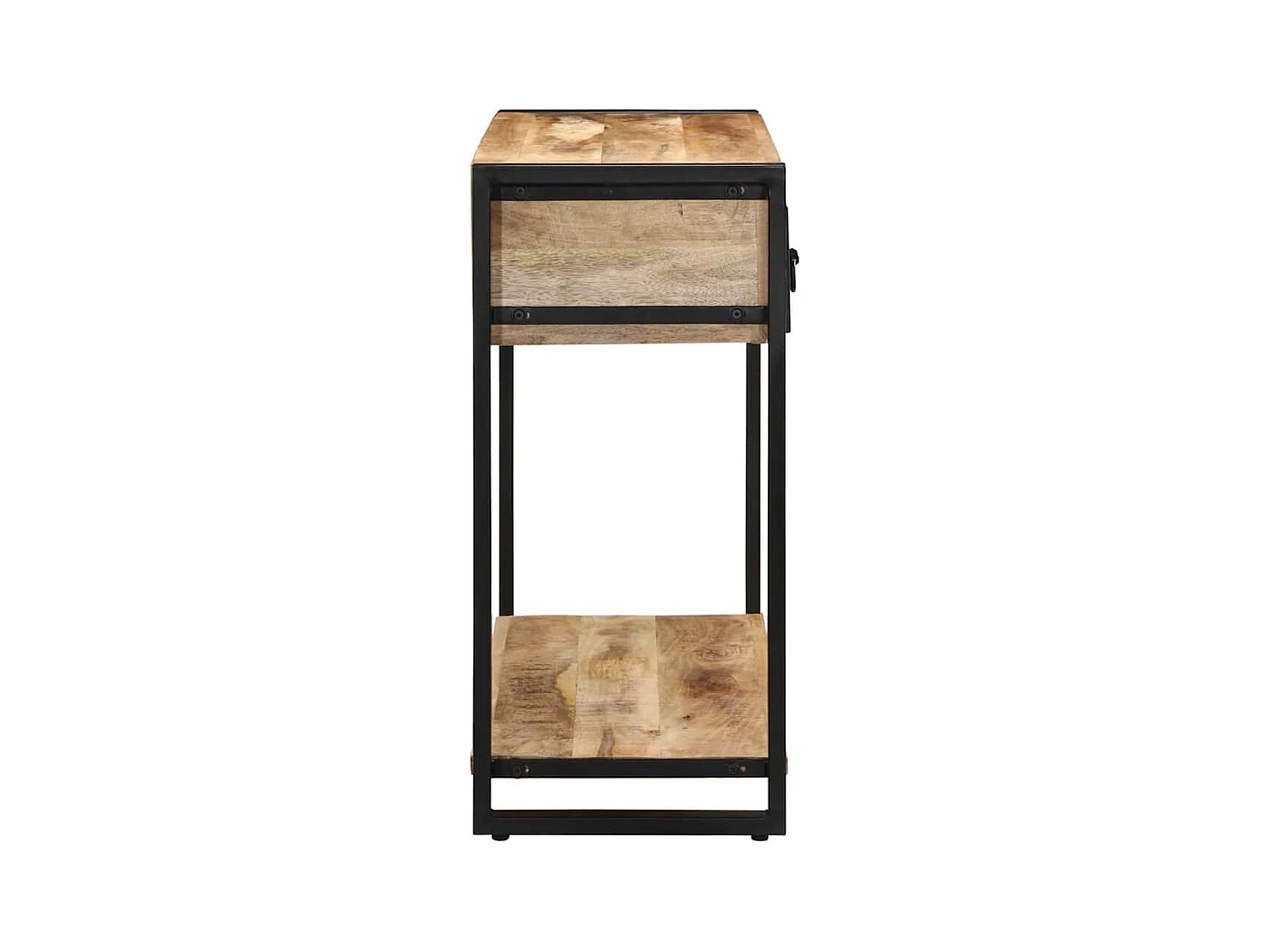 Mesa consola madera maciza mango 100x35x75 cm