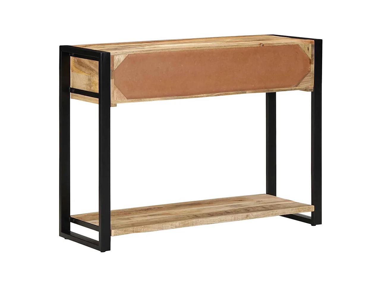 Mesa consola madera maciza mango 100x35x75 cm