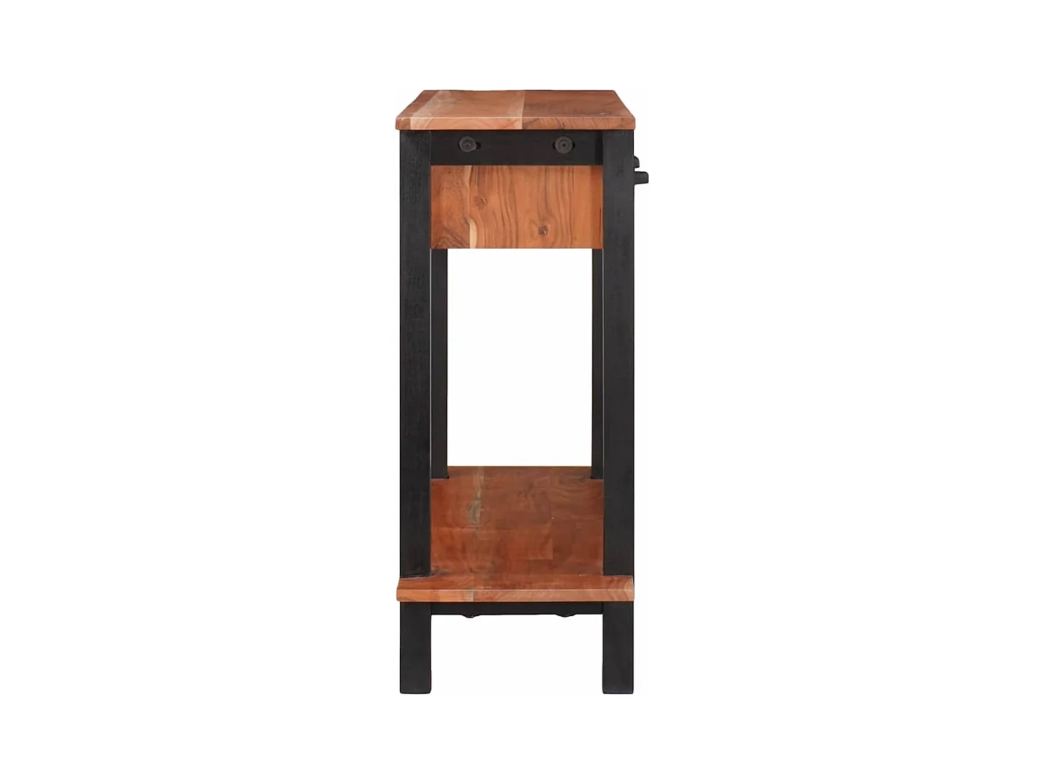 Mesa Consola Marrón 110 x 30 x 75 cm madera maciza de acacia