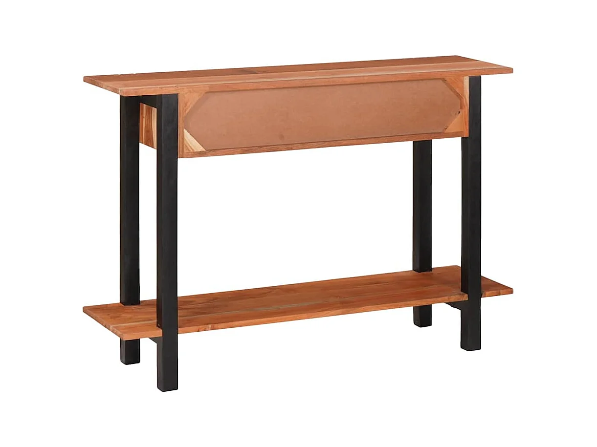 Mesa Consola Marrón 110 x 30 x 75 cm madera maciza de acacia