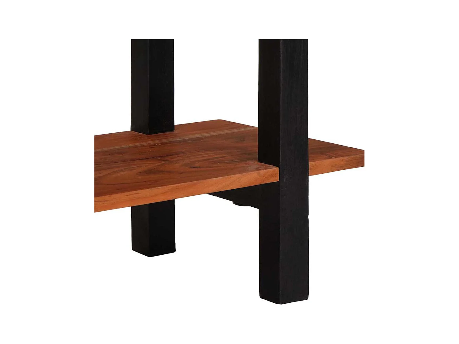 Mesa Consola Marrón 110 x 30 x 75 cm madera maciza de acacia