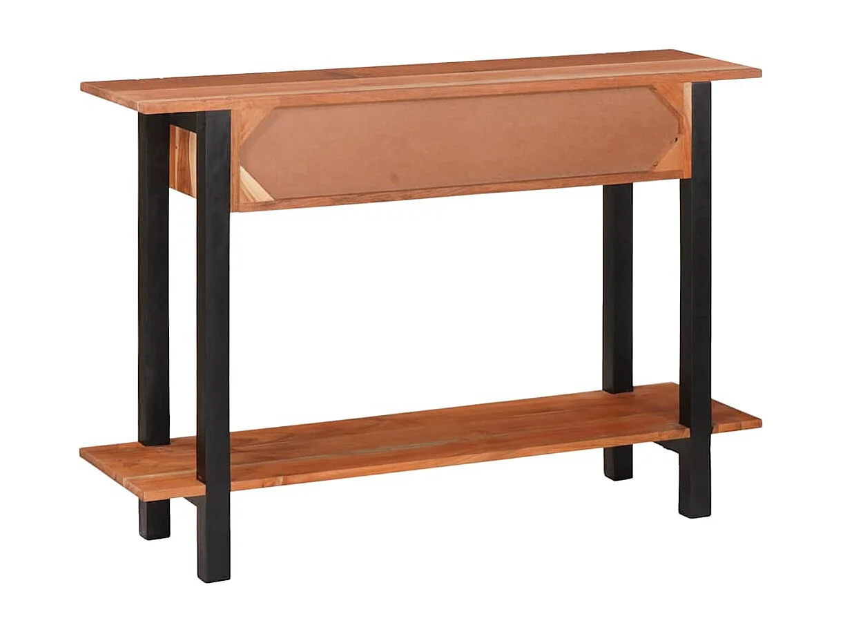 Mesa Consola Marrón 110 x 30 x 75 cm madera maciza de acacia