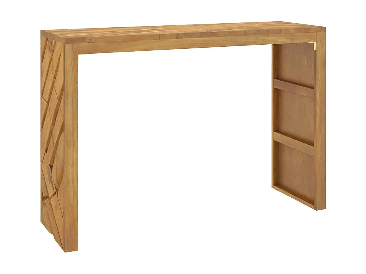 Table console 110x35x75 cm bois massif d'acacia
