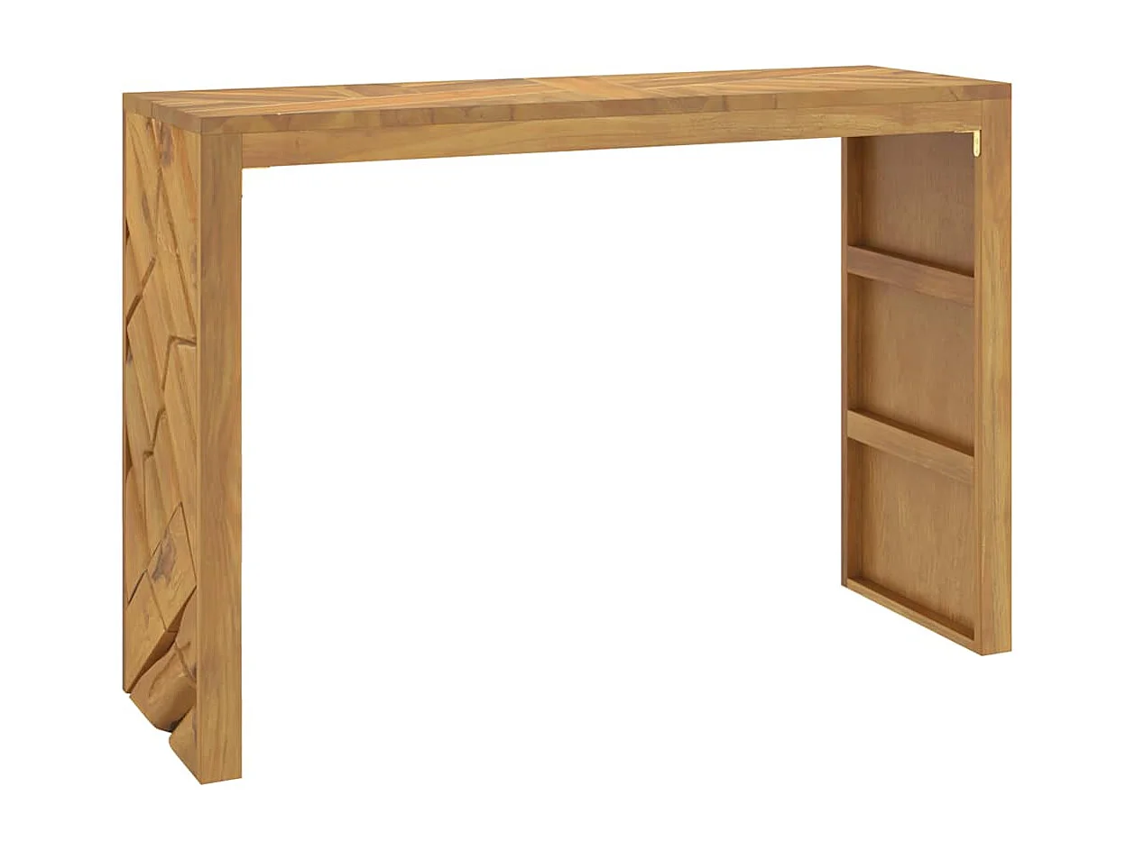 Table console 110x35x75 cm bois massif d'acacia