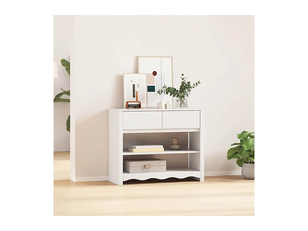 Mesa Consola Drammen 89.5 x 37 x 73 cm Madera maciza de pino