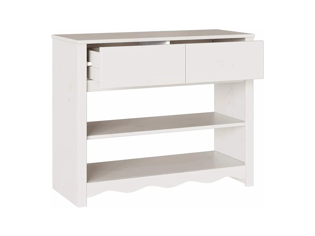 Mesa Consola Drammen 89.5 x 37 x 73 cm Madera maciza de pino