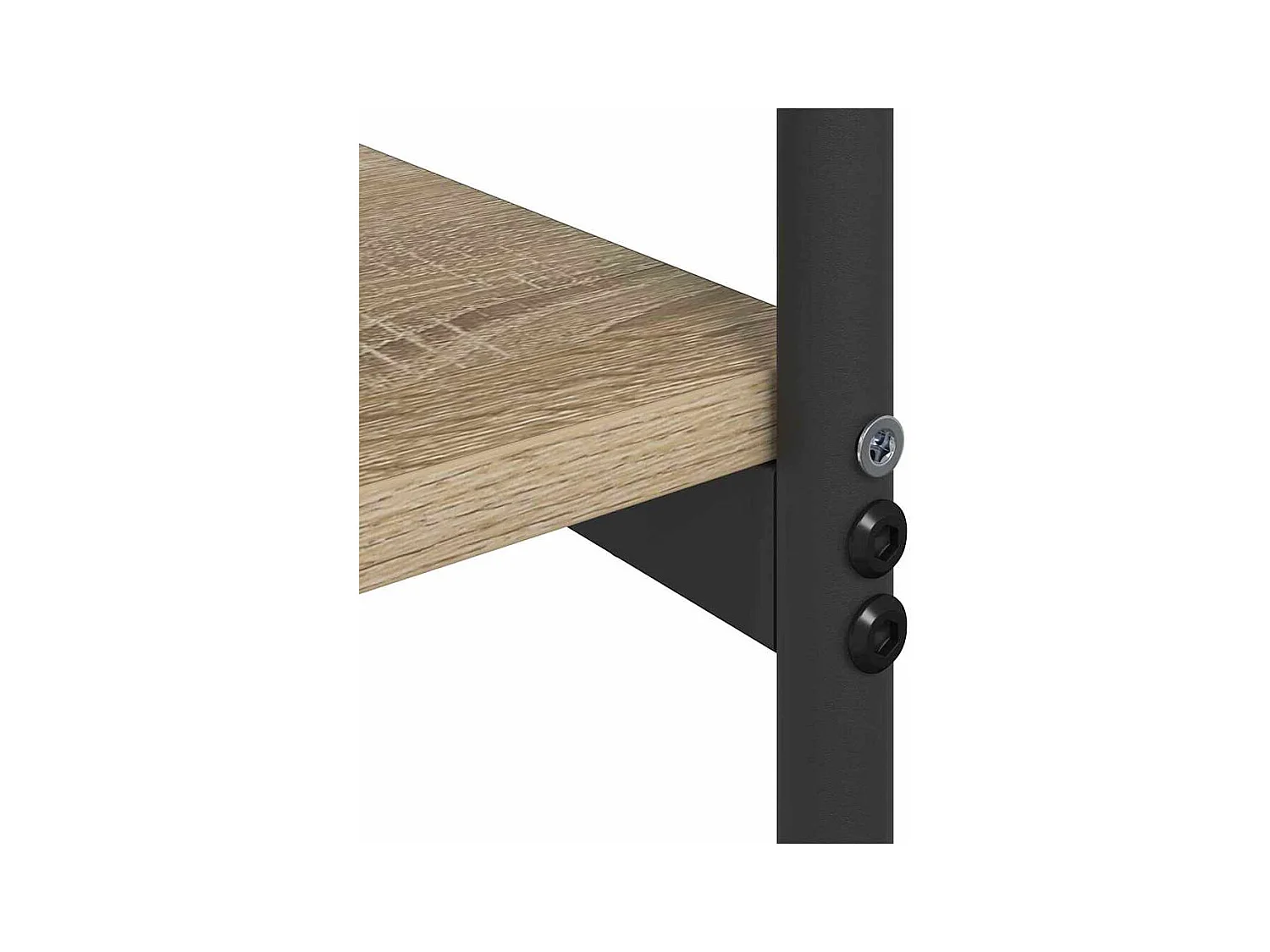 Mesa Consola con estante Roble Sonoma 101 x 35 x 80.5 cm