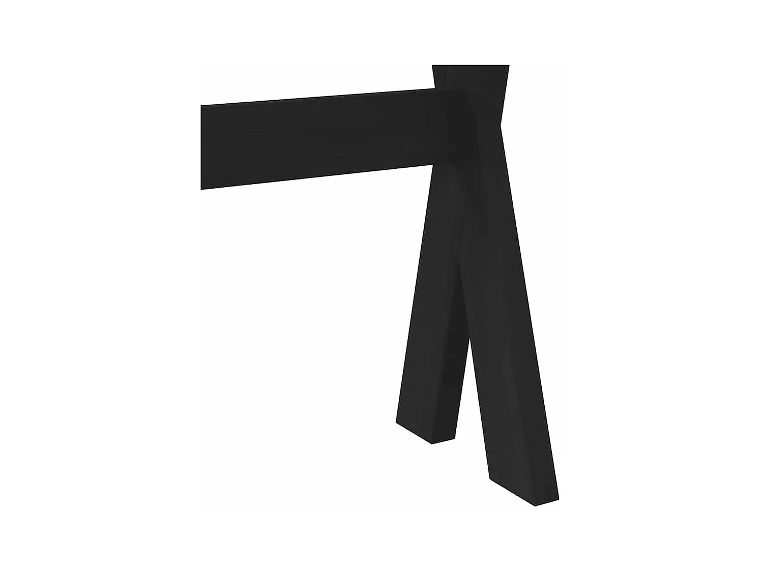 Table console NOAIN pieds en forme de X 120x30x75 cm massif pin