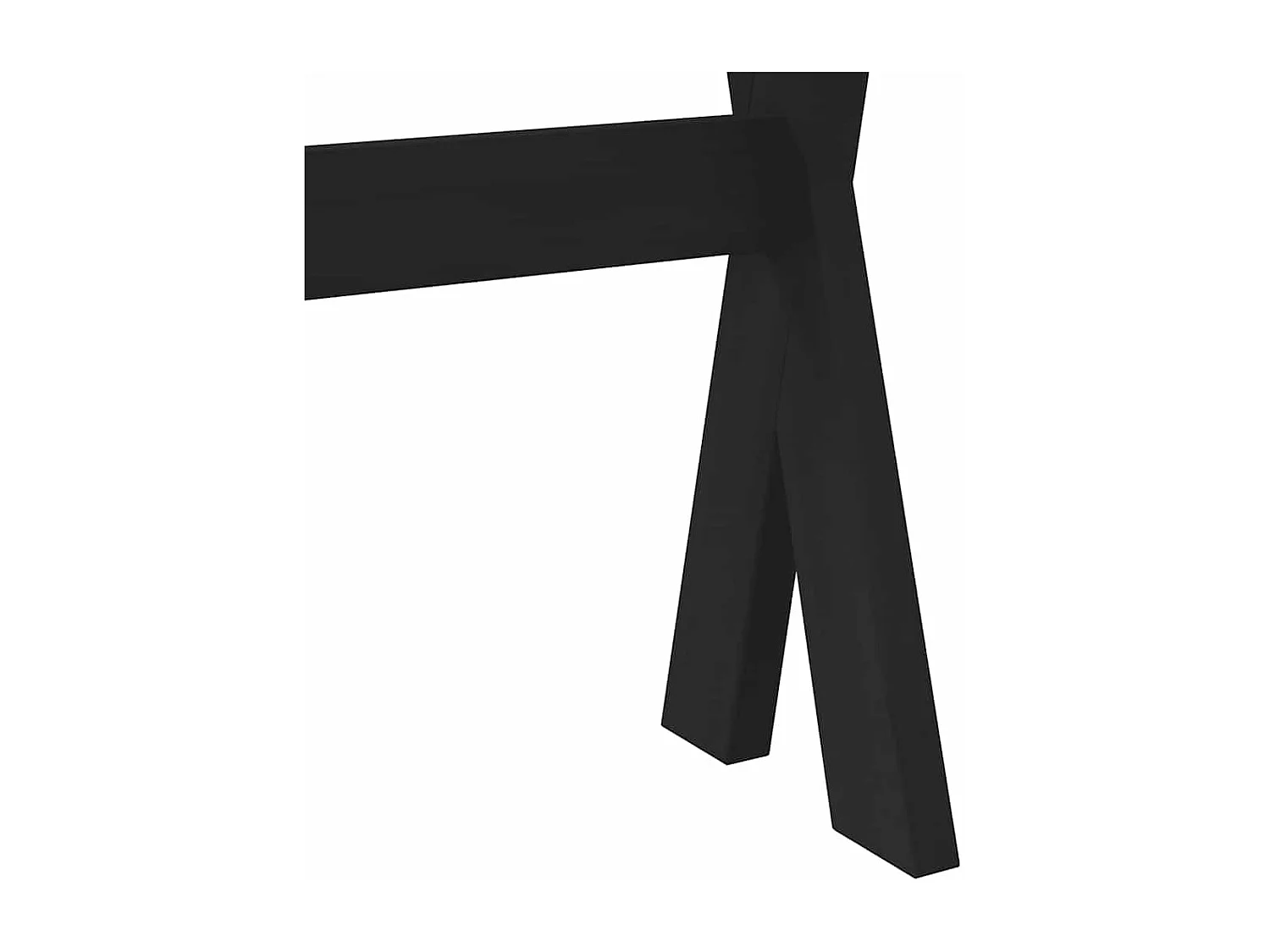 Mesa consola NOAIN patas en X madera maciza pino 120x30x75 cm