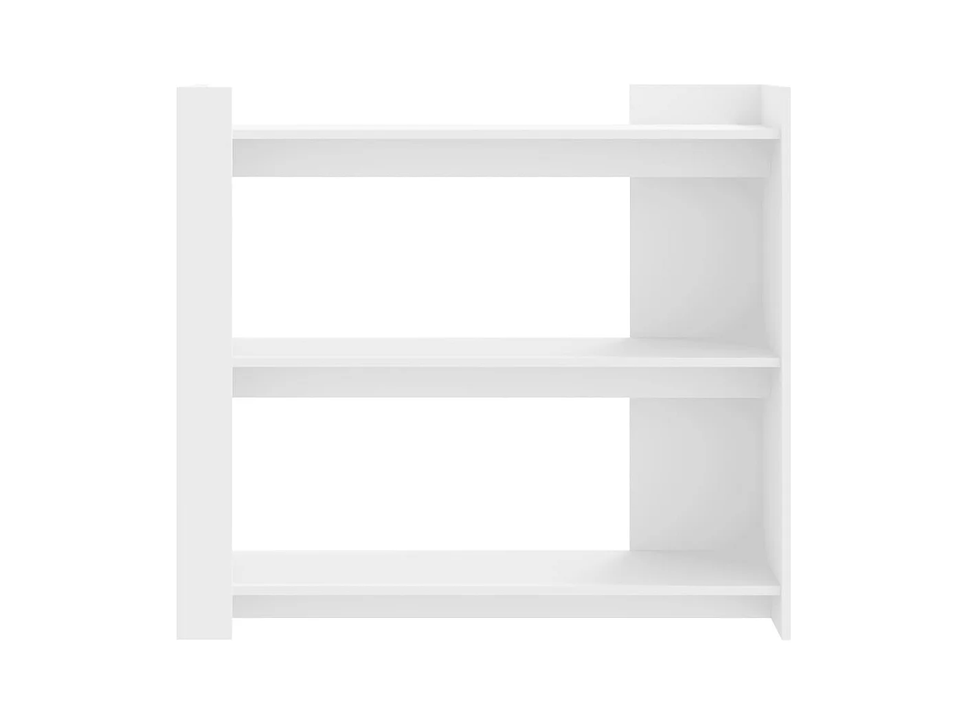 Mesa consola de madera de ingeniería blanca 100x35x90 cm