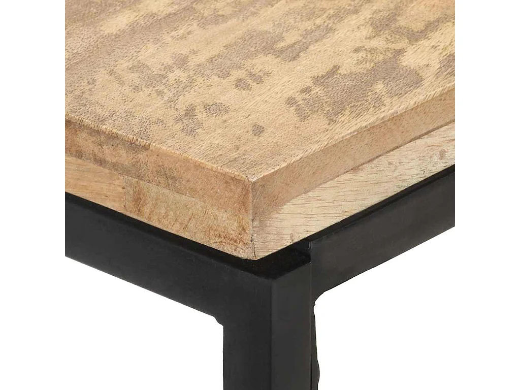 Table console 110x35x75 cm Bois de manguier massif