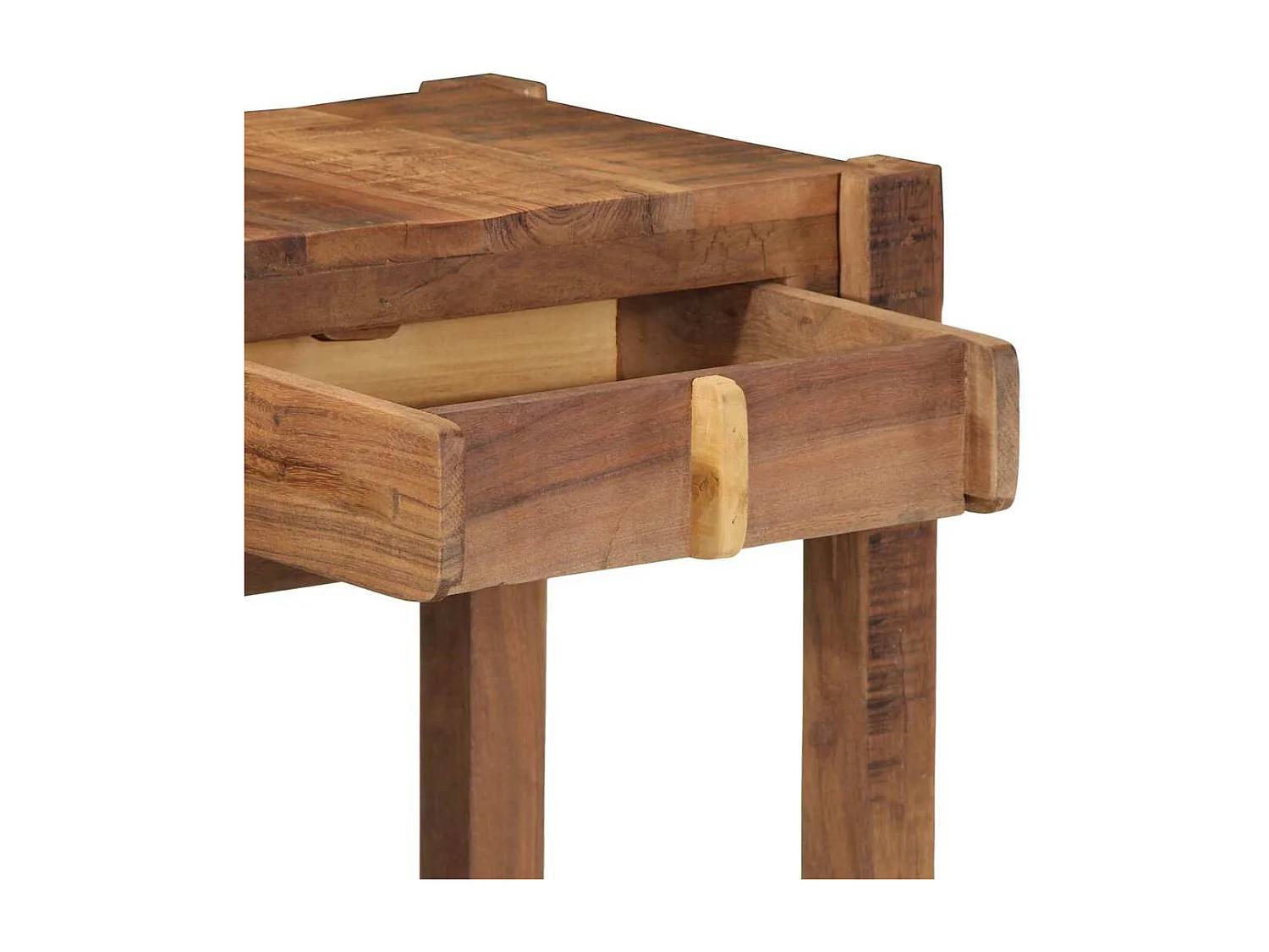 Aparador Castanho 107 x 33 x 76 cm Madeira recuperada maciça