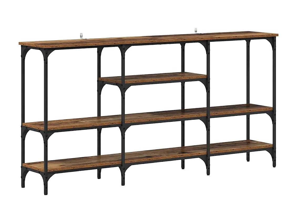 Table console Bois ancien 160 x 29 x 80 cm Bois d'ingénierie