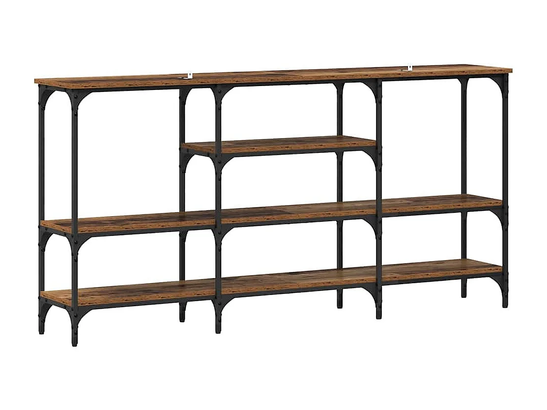 Table console Bois ancien 160 x 29 x 80 cm Bois d'ingénierie