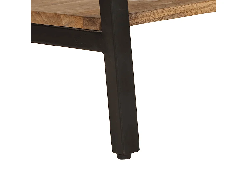 Mesa consola de madera maciza de mango 180x35x70 cm