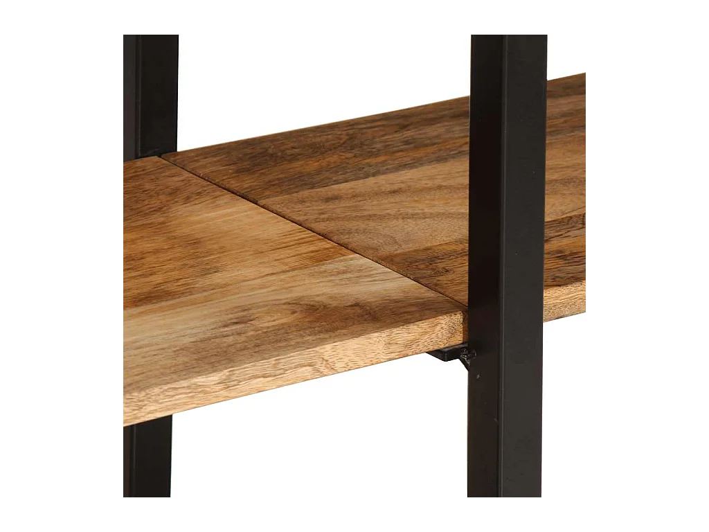 Mesa consola de madera maciza de mango 140x35x70 cm