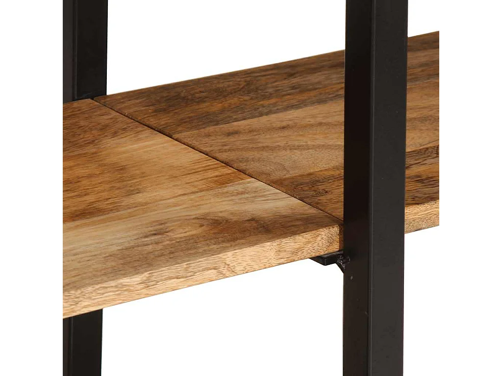 Mesa consola de madera maciza de mango 140x35x70 cm