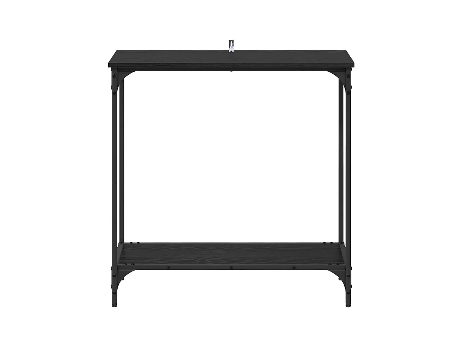 Table console Chêne noir 75 x 30.5 x 75 cm Bois d'ingénierie