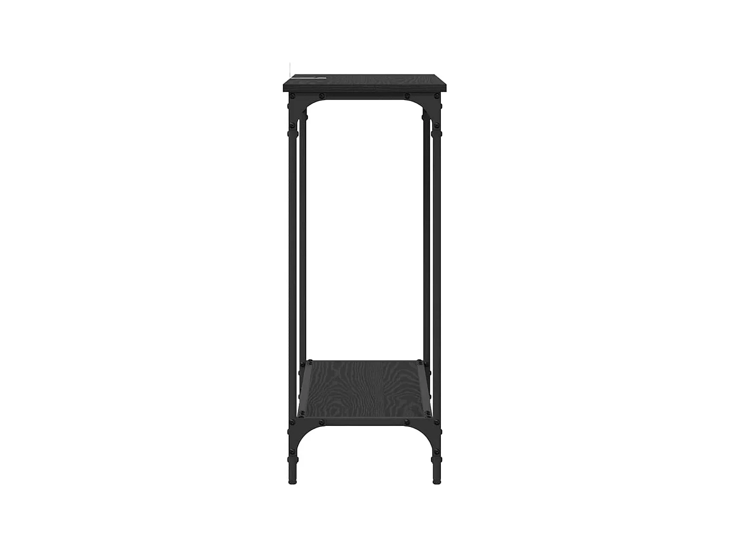Table console Chêne noir 75 x 30.5 x 75 cm Bois d'ingénierie